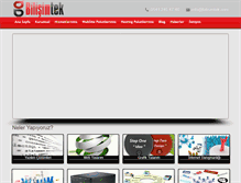 Tablet Screenshot of bilisimtek.com